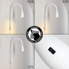 Alsea Lampada da comodino LED Bianco, 1-Luce, Sensori di movimento