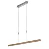 Fischer & Honsel STASSBURG Lampada a Sospensione LED Nichel opaco, 1-Luce