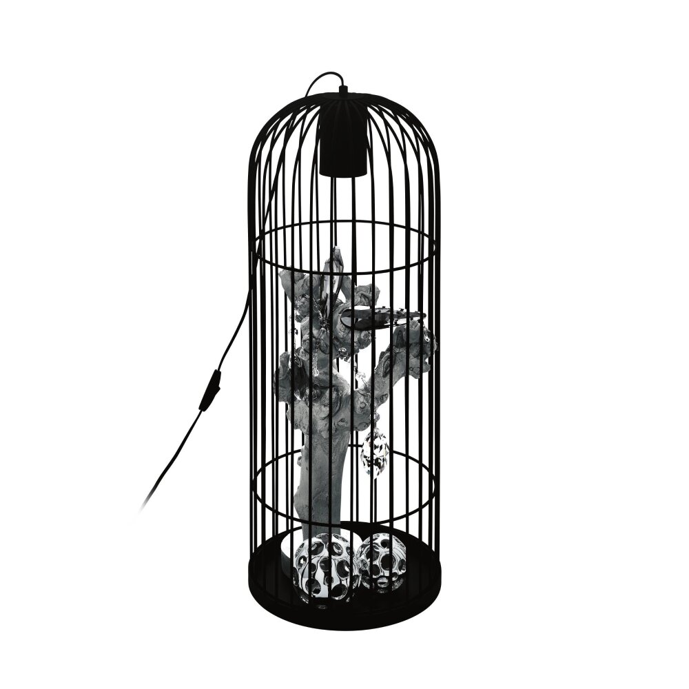 Eglo LATCHELY Lampada da terra LED Nero, 1-Luce