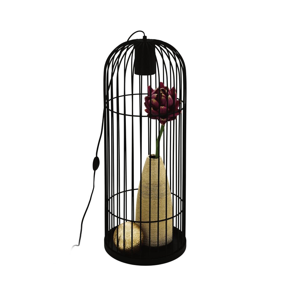 Eglo LATCHELY Lampada da terra LED Nero, 1-Luce