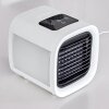 Chania Ventilatore LED Nero, Bianco, 1-Luce, Cambia colore