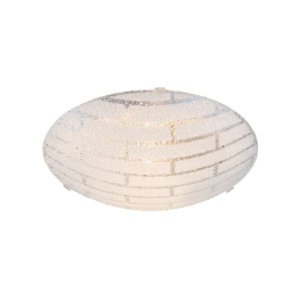 Globo Plafoniera Bianco, 1-Luce