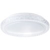 Plafoniera Brilliant Badria Bianco, 1-Luce