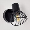 Applique Holbol Nero, 1-Luce