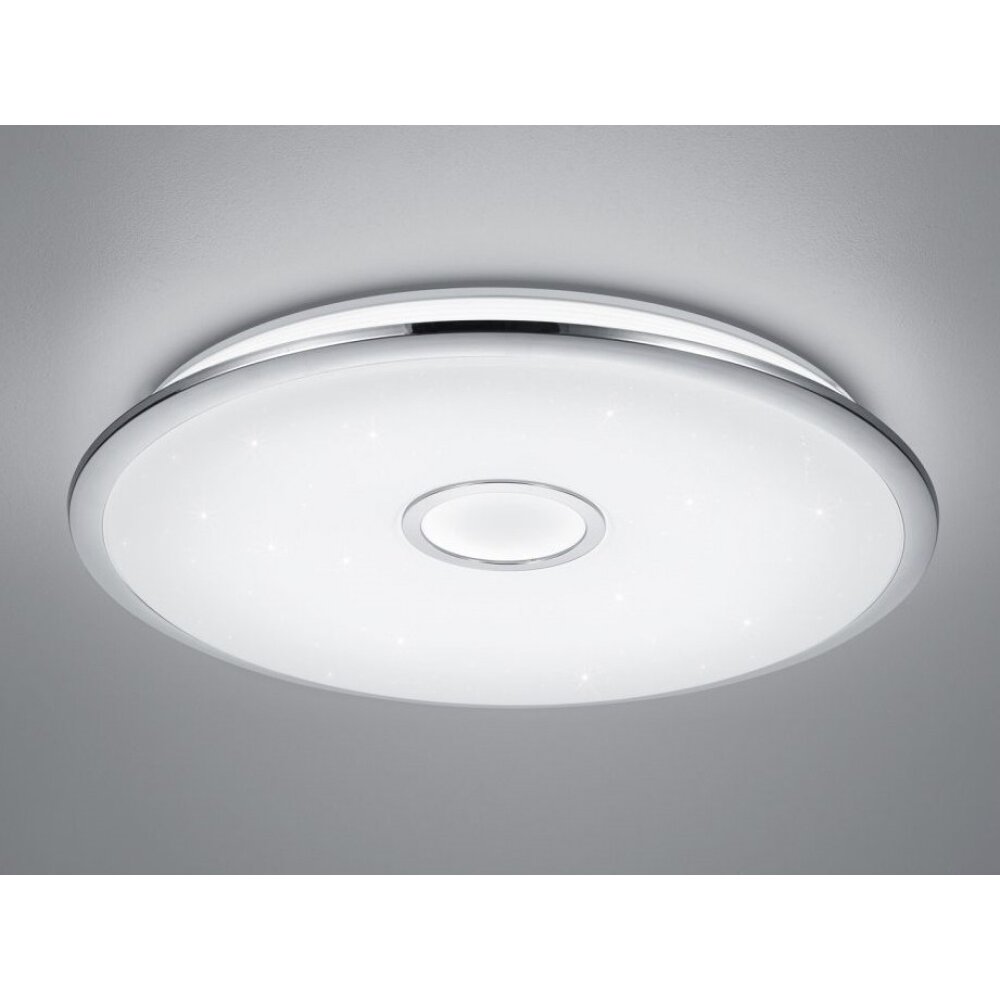 Trio OSAKA Plafoniera LED Cromo, 1-Luce, Telecomando main product photo