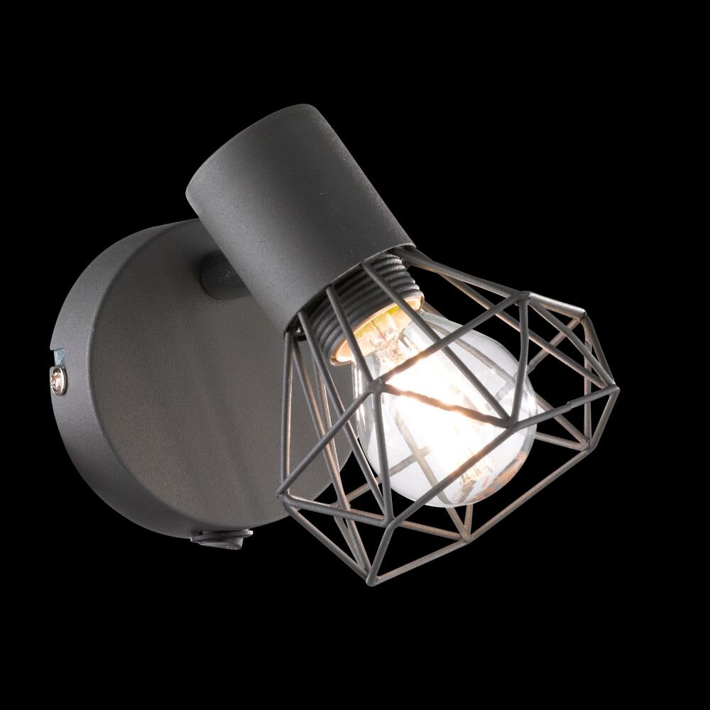 Honsel Ran Faretto da parete Grigio, 1-Luce main product photo