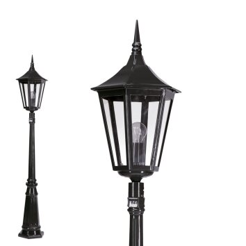 KS Verlichting Zeist Lampioncino Segnapasso Nero, 1-Luce