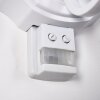 Lentua Applique da esterno Bianco, 1-Luce, Sensori di movimento