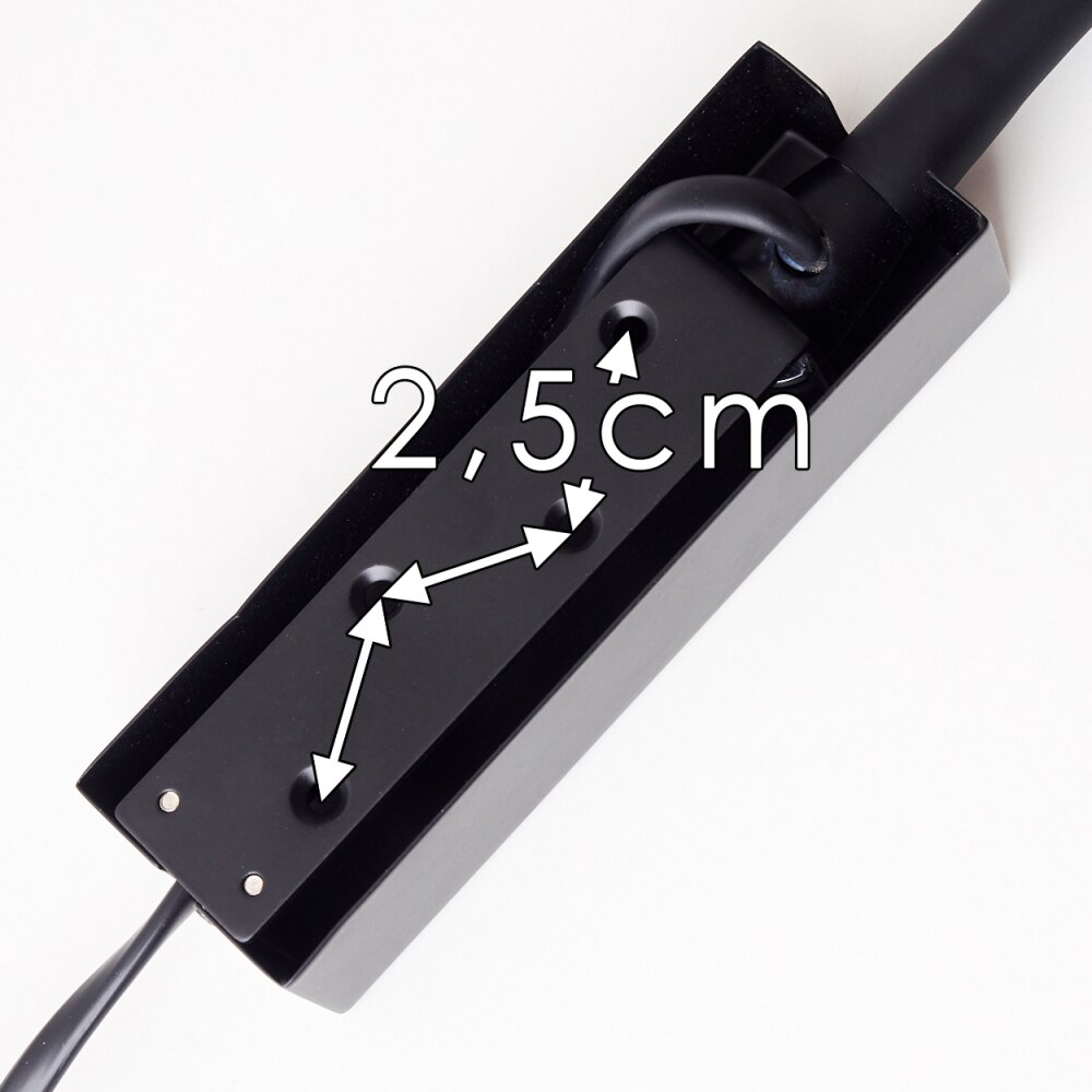 Alsea Lampada da comodino LED Nero, 1-Luce, Sensori di movimento