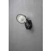 Konstsmide Prato Applique LED Nero, 1-Luce, Sensori di movimento