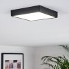 Kragos Plafoniera LED Nero, Bianco, 1-Luce