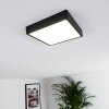 Kragos Plafoniera LED Nero, Bianco, 1-Luce