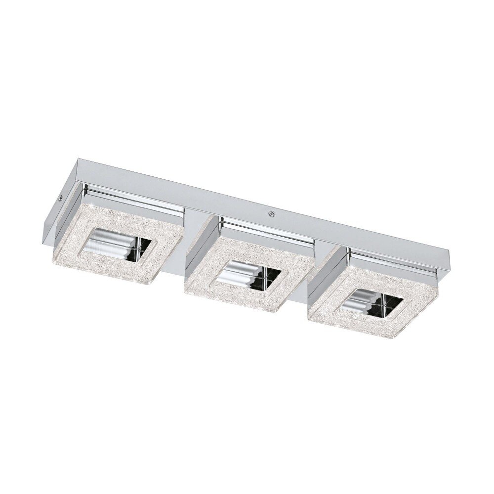 Eglo FRADELO Plafoniera LED Cromo, Cristallo ottico, 3-Luci main product photo