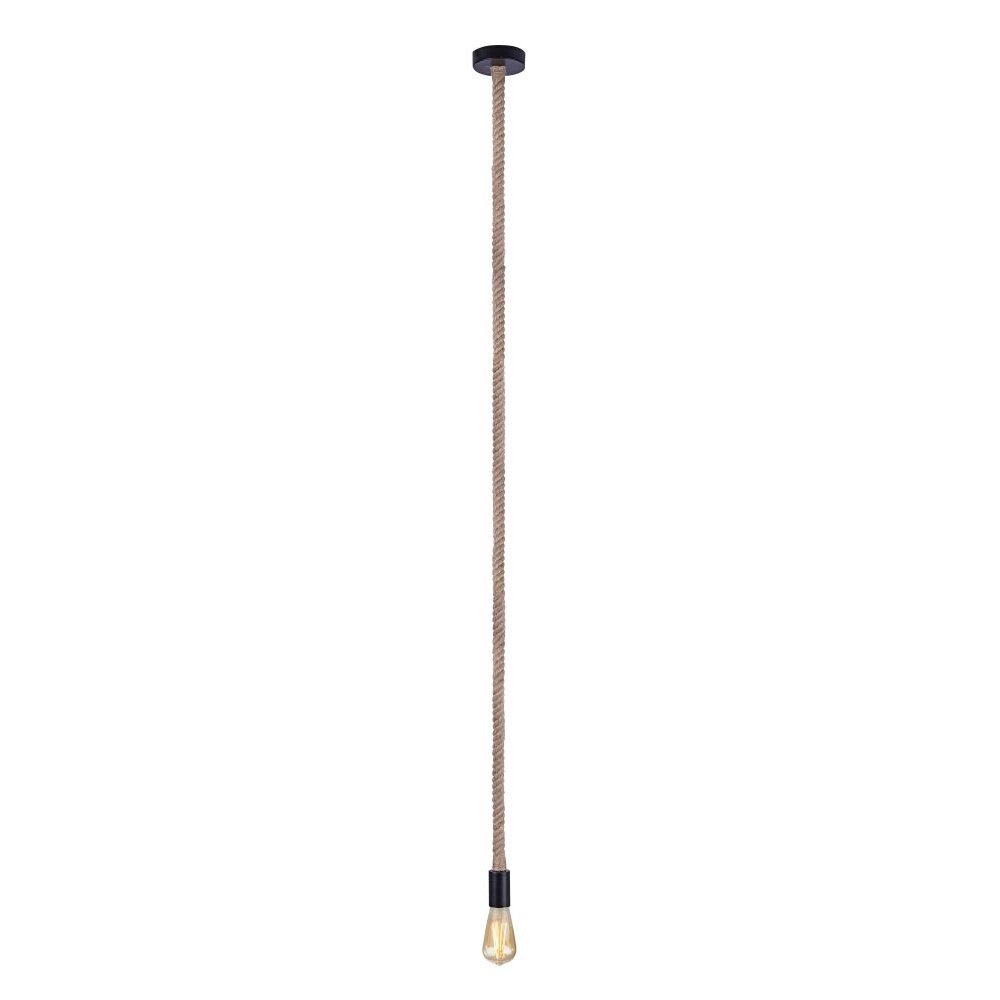 Globo ULLEU Lampadario a sospensione Nero, 1-Luce main product photo