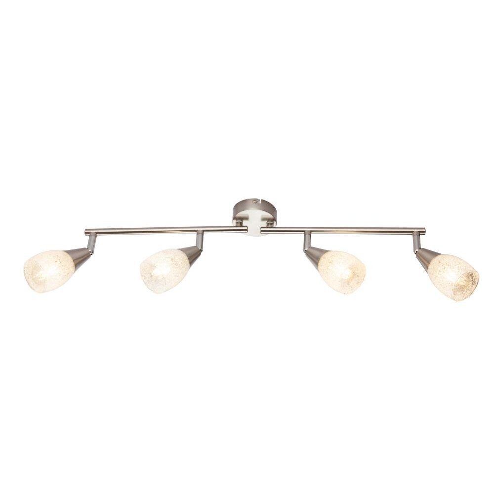 Globo KRISTALL Plafoniera Nichel opaco, 4-Luci main product photo