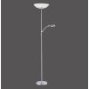 Lampada da terra Paul Neuhaus ALFRED LED Acciaio inox, 1-Luce