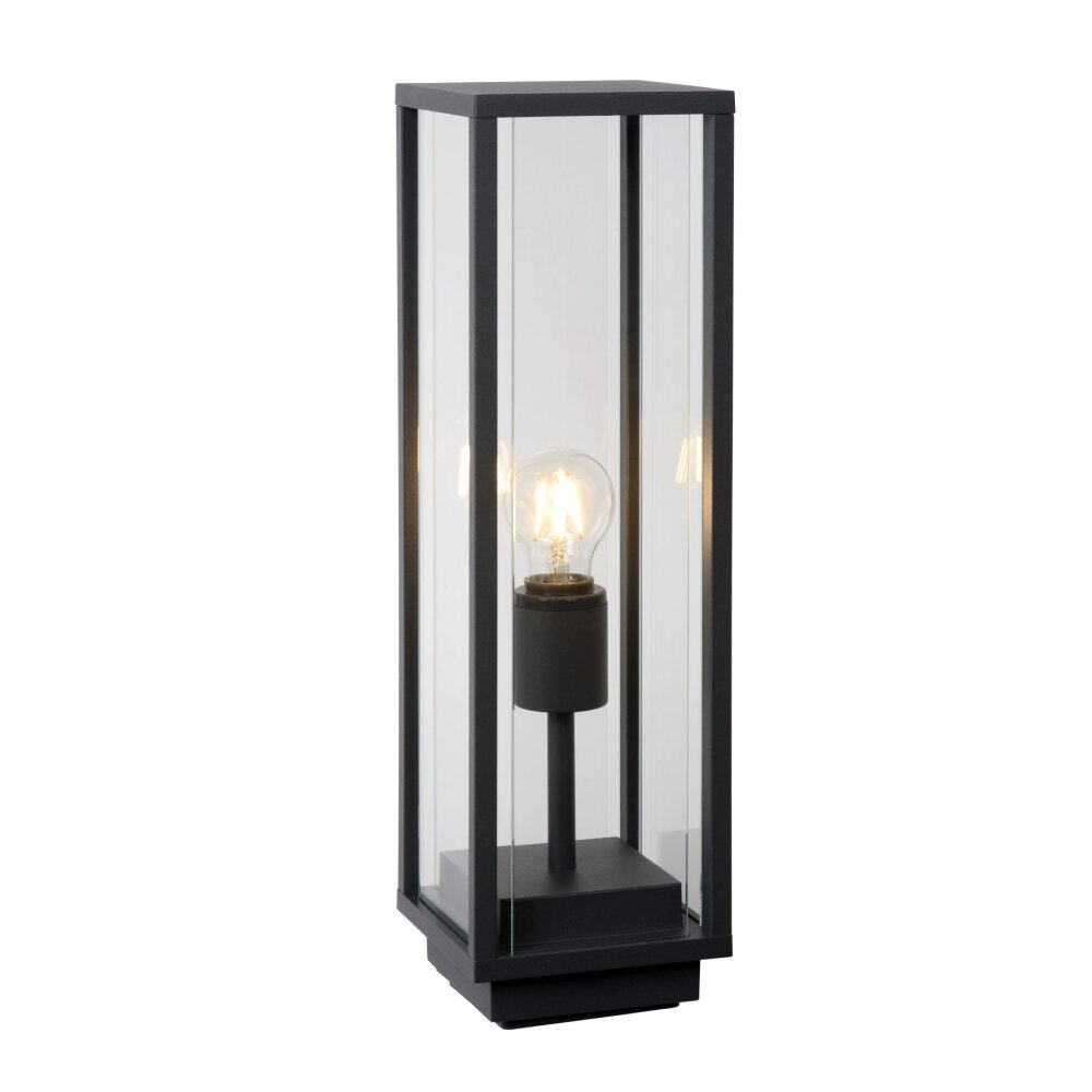 Lucide CLAIRE Lampioncino Nero, 1-Luce main product photo