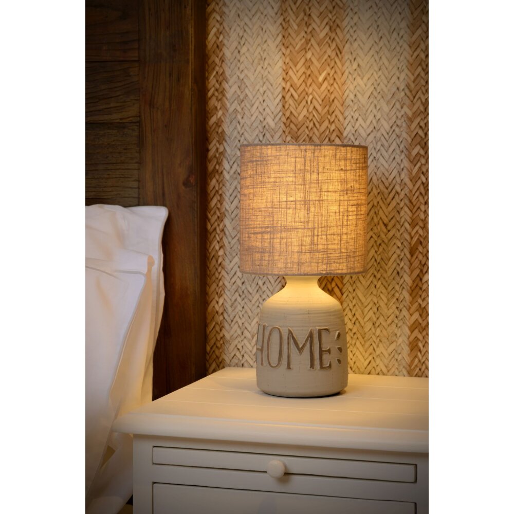 Lucide COSBY Lampada da Tavolo Grigio, 1-Luce main product photo