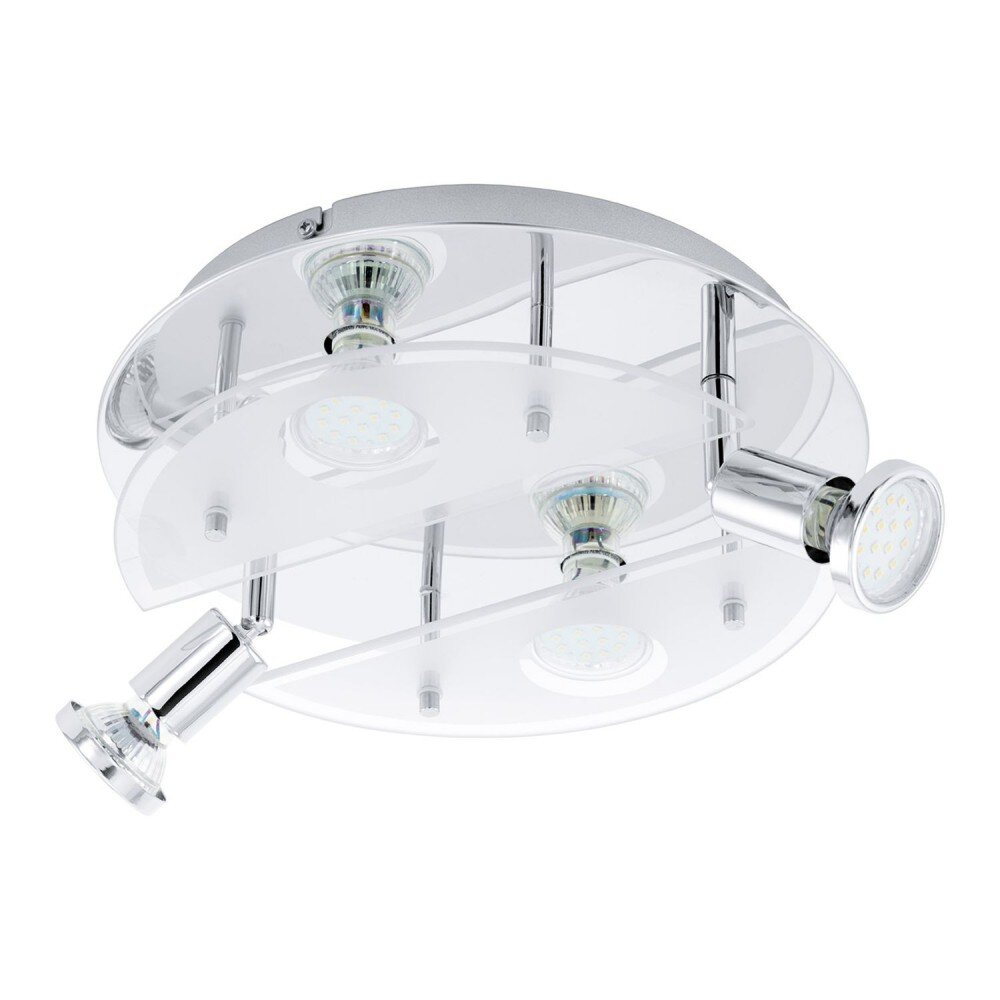Eglo CABO 1 Applique e plafoniera da incasso LED Cromo, 4-Luci main product photo