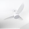 Doha ventilatore da soffitto LED Bianco, 1-Luce, Telecomando