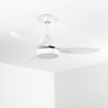 Doha ventilatore da soffitto LED Bianco, 1-Luce, Telecomando