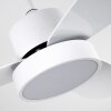 Doha ventilatore da soffitto LED Bianco, 1-Luce, Telecomando