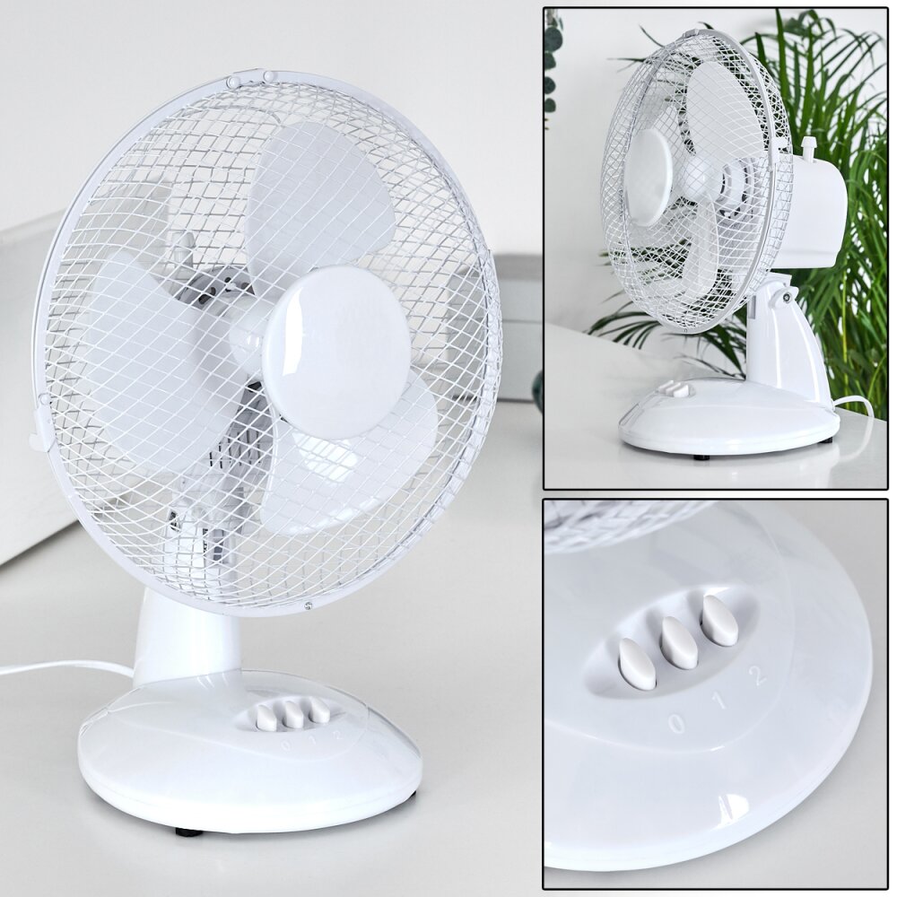 Sopot Ventilatore Cromo, Bianco main product photo