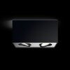 Philips Box Plafoniera LED Nero, 2-Luci