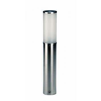 Albert 506 Lampada con piedistallo Acciaio inox, 1-Luce