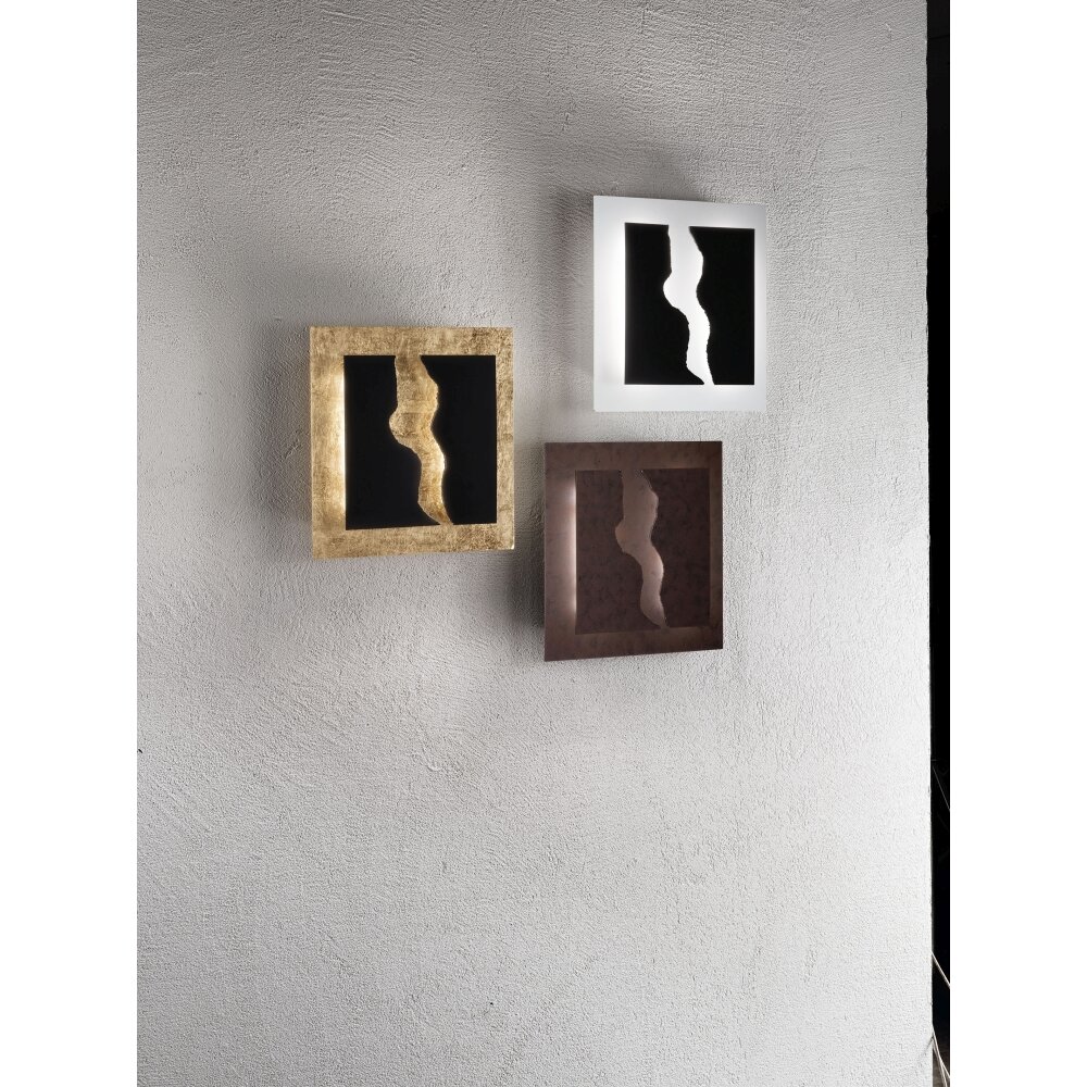 Fabas Luce Cles Applique LED Ruggine, 1-Luce main product photo