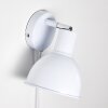 Caney Applique Bianco, 1-Luce