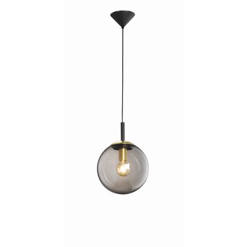 Fischer & Honsel living Dini Lampada a Sospensione Nero, 1-Luce