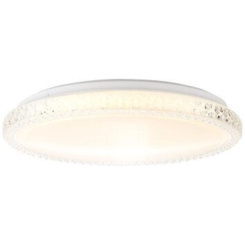 Plafoniera Brilliant Badria Bianco, 1-Luce