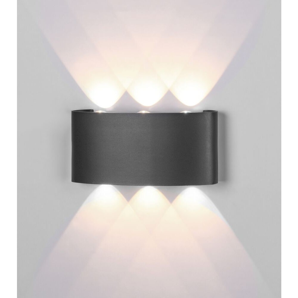 Applique da esterno Mantra ARCS LED Grigio, 1-Luce main product photo