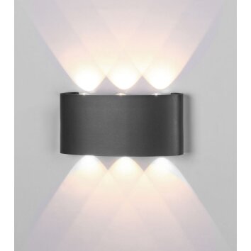 Applique da esterno Mantra ARCS LED Grigio, 1-Luce