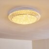 Litto Plafoniera LED Bianco, 1-Luce, Telecomando