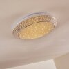 Litto Plafoniera LED Bianco, 1-Luce, Telecomando