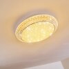 Litto Plafoniera LED Bianco, 1-Luce, Telecomando