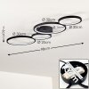 Rodekro Plafoniera LED Nero, 1-Luce