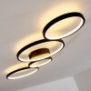 Rodekro Plafoniera LED Nero, 1-Luce