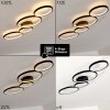 Rodekro Plafoniera LED Nero, 1-Luce