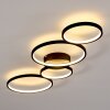 Rodekro Plafoniera LED Nero, 1-Luce