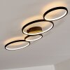 Rodekro Plafoniera LED Nero, 1-Luce