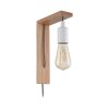 Eglo TOCOPILLA Applique Marrone, Bianco, 1-Luce