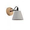 Lucide POSSIO Applique Grigio, 1-Luce