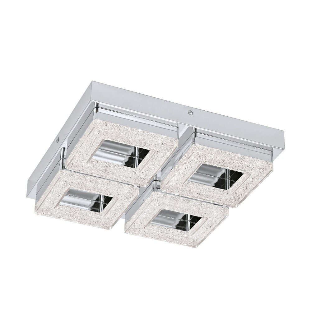 Eglo FRADELO Plafoniera LED Cromo, Cristallo ottico, 4-Luci main product photo