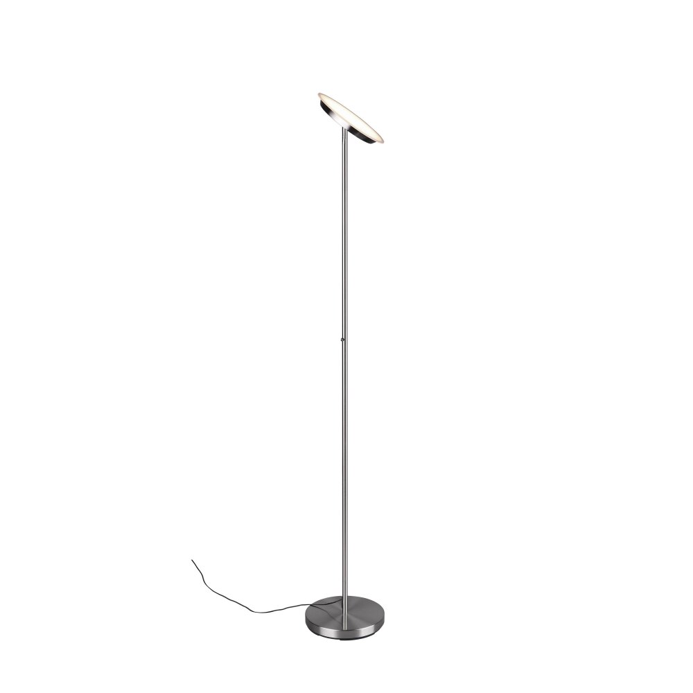 Reality Ponda Lampada da terra LED Nichel opaco, 1-Luce main product photo
