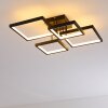 Bacolod Plafoniera LED Nero, 1-Luce