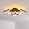 Bacolod Plafoniera LED Nero, 1-Luce