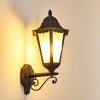 Lignac Applique da esterno Nero, Argento, 1-Luce